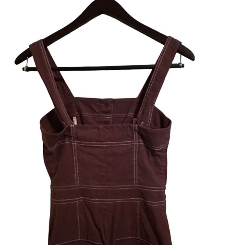 NWOT Maeve by Anthropologie 'The Colette' Linen Blend Jumpsuit in Mauve - Size 4 - Picture 11 of 16